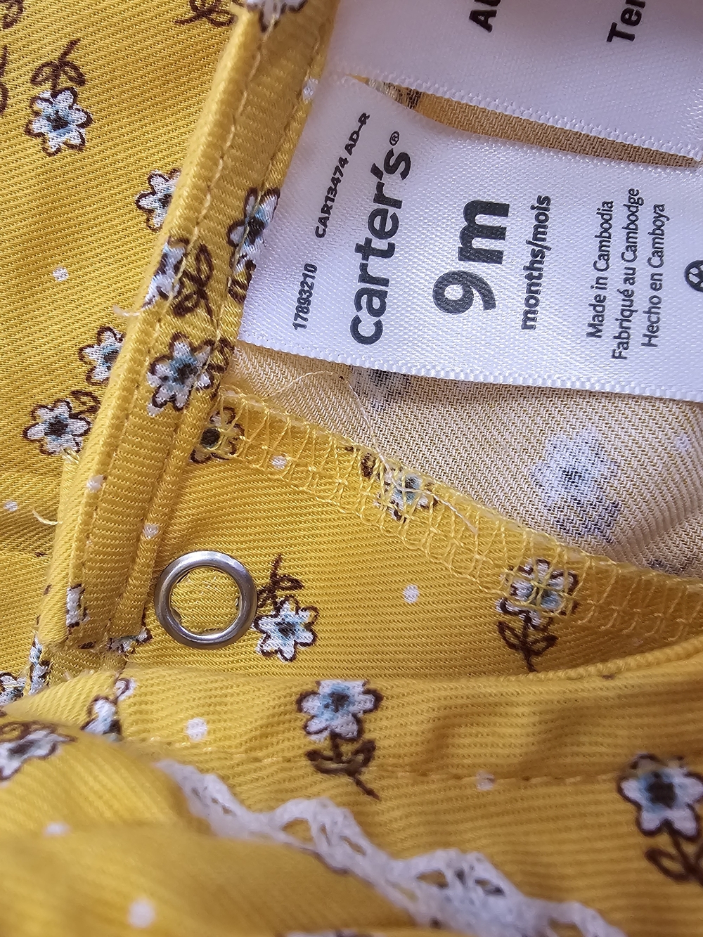 NWT - Baby Girls Summer Onesie & Dresses Lot - Pink, Yellow, White, Black - Picture 7 of 16